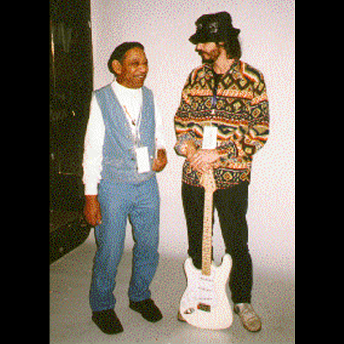 Tolo Marton con il padre di  Jimi Hendrix